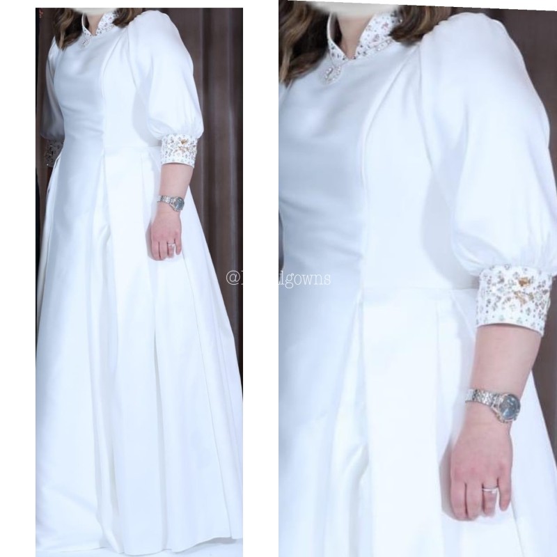 Cream/off white gown